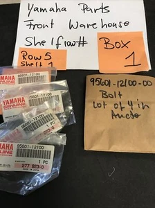 4 OEM Yamaha 95601-12100-00 Nut RZ TDM YS YZ NIB - Picture 1 of 6