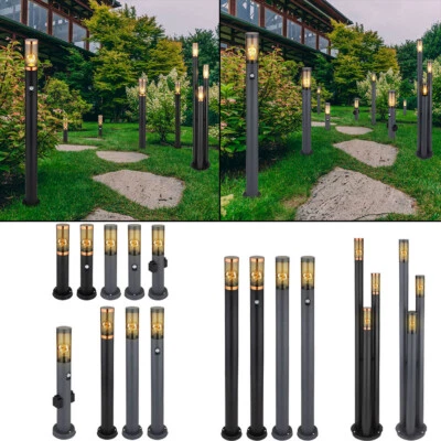 Wegeleuchte Außenstehlampe Bewegungsmelder Steckdose Gartenlampe Sockelleuchte - Bild 1 von 4