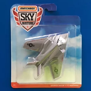 2018 Matchbox Sky Busters LOCKHEED MARTIN 2008 F-117 NIGHTHAWK STEALTH FIGHTER! - Picture 1 of 6