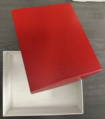 REBOXX Model Train Boxes 10" X 8" X 2-5/8" Inside Dimensions - RED Empty Box - Image 1 of 4