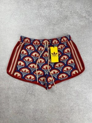 Adidas Gucci Jacquard Shorts Red/ Blue Size L - Image 1 of 4