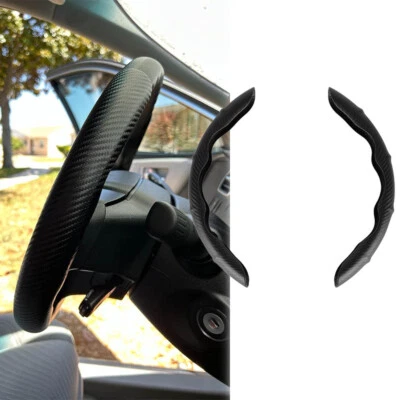 38cm Carbon Leather Steering Wheel Cover Anti slip Accessories For Toyota Camry - image 1 of 4