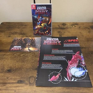 Iron Meat - Strictly Limited Games (Nintendo Switch) W/ Postcard & Poster *RARE* - Picture 1 of 10