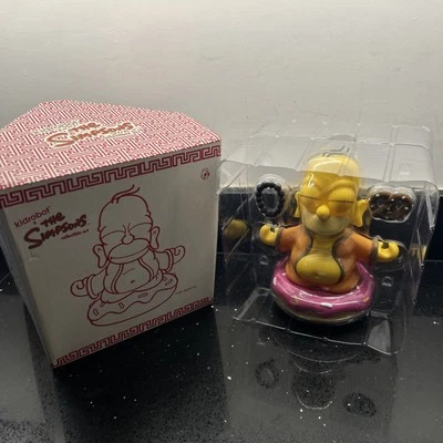 KIDROBOT X THE SIMPSONS BUDDHA HOMER SIMPSON LUCKY 7” VINYL ART FIGURE 2012 - Image 1 of 4