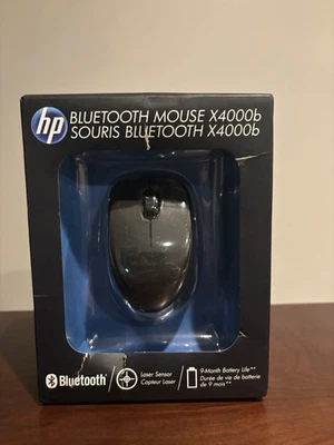 HP X4000b Wireless Bluetooth Mouse Black ~ Brand New Factory Sealed 👀 - Image 1 of 4