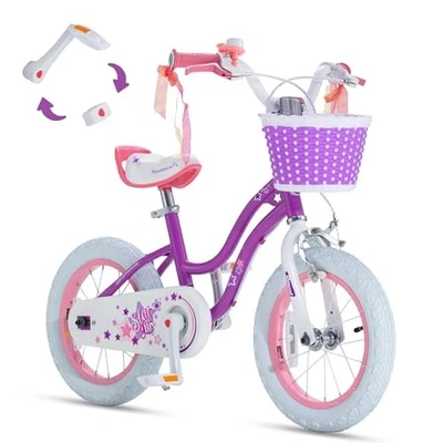 RoyalBaby Girls Bike EZ Bike Stargirl Training Free Balance - Scratch & Dent - Image 1 of 4