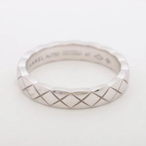 Chanel Coco Crush Ring 750(WG) 3.6g 47 J11793 - Picture 1 of 6