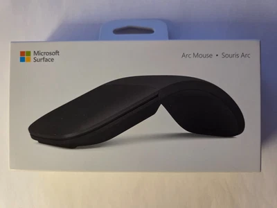 Microsoft Surface Arc  Maus Bluetooth®   BlueTrack Schwarz 2 Tasten 1200 dpi - Bild 1 von 4