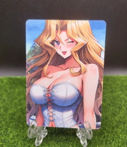 Mai Valentine Yugioh Anime Waifu Girl Doujin Lewd Goddess Story Holo Art Card - Picture 1 of 2