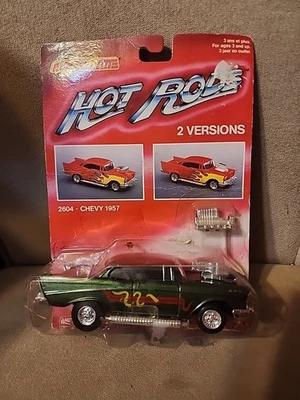 1957 CHEVY Majorette Hot Rods #2604 Green Diecast Metal 6” - 2 Styles In One - Image 1 of 4