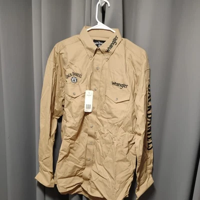 Camisa occidental Jack Daniel's para hombre con logotipo de Daniel's Rodeo manga larga nueva con etiquetas PBR Foto 1 de 4