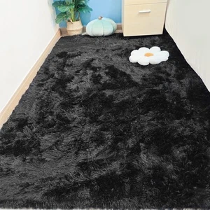 Superweiche Shaggy Teppiche Flauschige Teppiche für Schlafzimmer Wohnzimmer, 2x6 Fuß Teppiche,... - Bild 1 von 7