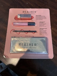 NEW REALHER Lip Kit: Moisturizing Lipstick, Plumping Gloss, Lip Liner - Picture 1 of 5