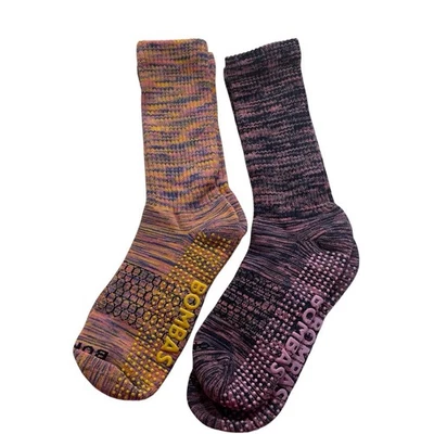 Calcetines Bombas Gripper para mujer Space Dye pantorrilla medianos (6-10,5) rosa púrpura panal Foto 1 de 4