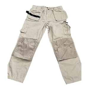 Blaklader Workwear Mens Heavy Utility Work Pants Tan Brown 38x34 - Picture 1 of 9