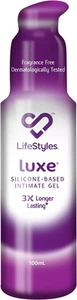 Lifestyles Luxe Silicone Lubricant, 100 Milliliters - Picture 1 of 12