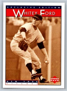 1995 Upper Deck Heroes of Baseball Sonic/Coke - Whitey Ford #1 - Picture 1 of 2