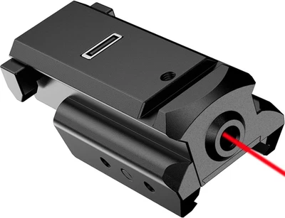 Tactical Low Profile Red Green Dot Laser Sight 20mm Picatinny Rail Rifle Handgun