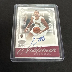 2023-24 EVAN MOBLEY AUTO PANINI CROWN ROYALE NOBLEMEN AUTOGRAPHS /99 - Picture 1 of 5