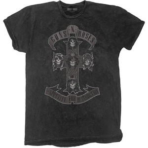 Guns N Roses Monochrome Cross Dip-Dye T-Shirt NEW OFFICIAL - Picture 1 of 1