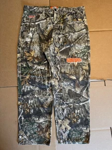 EMPYRE Baggy Wide Leg Camo Double Knees Size 38 Embroidered Back Pocket Y2K - Picture 1 of 13