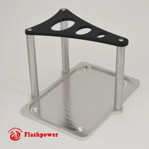 Flashpower Billet Optima Battery Mount Black Top - Picture 1 of 5