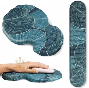 Alfombrilla de ratón ergonómica y reposamuñecas con teclado - Imagen 1 de 9