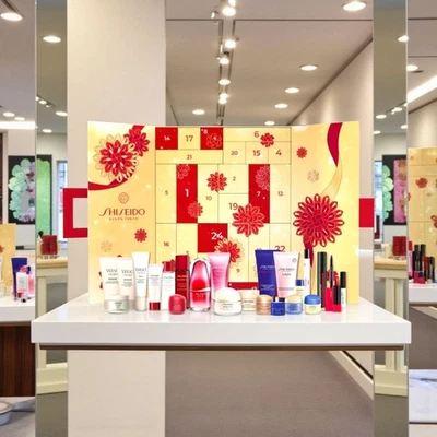 Shiseido -Adventskalender2024- Advent Calendar-Pflege &MakeUp - weiß-Limitiert - Bild 1 von 3