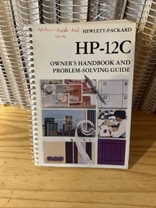 Manual del propietario HP-12C y guía de resolución de problemas, buen estado. con escritura, Mar 83 - Imagen 1 de 5