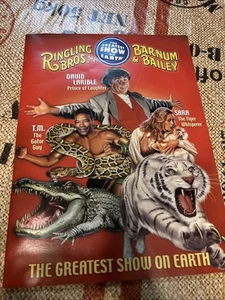 Libro de recuerdos vintage del programa de circo Ringling Bros and Barnum and Bailey 2002 - Imagen 1 de 5
