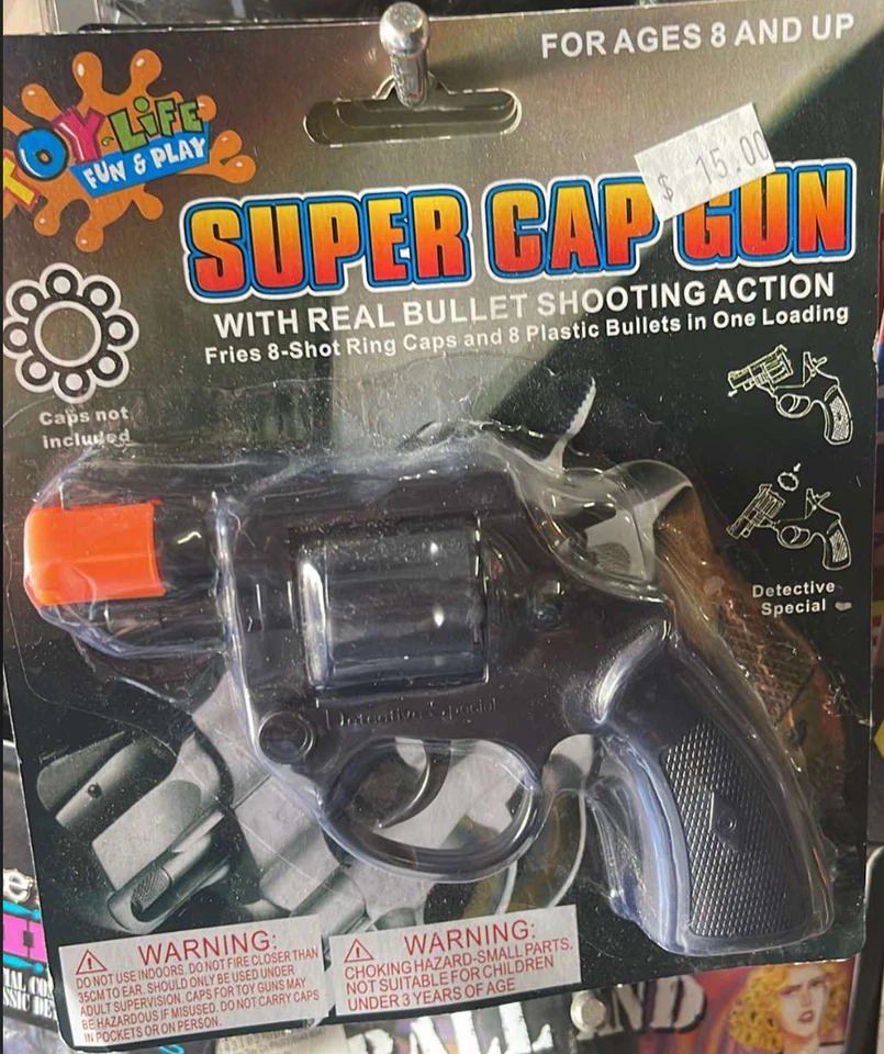 # Super Cap Toy Gun DETECTIVE SPECIAL Revolver Pistol Handgun Costume Accessory - image 1 of 1