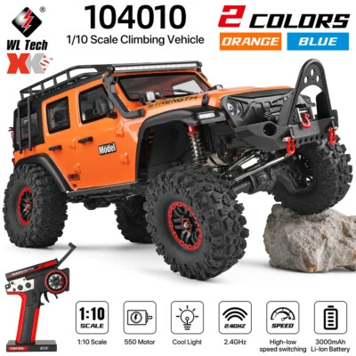 WLtoys 104010 1/10 RC 4WD Off-Road Climbing Car 2.4G Remote Controller Crawler - Image 1 of 4