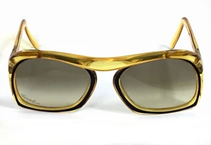 Vintage Christian Dior 1970’s Optyl Yellow Sun Glasses Made in Germany 2043 10 - Picture 1 of 13