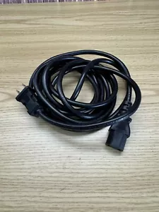 Cable de extensión CA 2 clavijas cable de alimentación 10 pies - Imagen 1 de 3