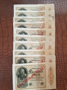 1 Milliarde Mark 1922- 10 St. - Bild 1 von 2