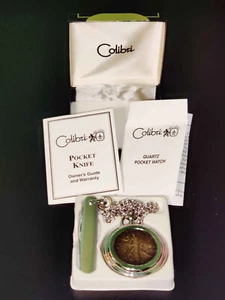 Colibri Silver 1943 Half Dollar Quartz Pocket Watch w/ Pocket Knife WORKING - Picture 1 of 15
