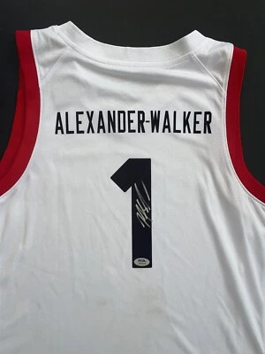 Nickeil Alexander-Walker Signed Autographed Team Canada Jersey Psa/Dna Coa - Image 1 of 4