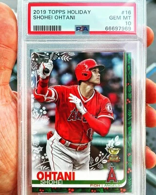 SHOHEI OHTANI Topps Holiday Edition ROOKIE CUP #16 RC (**POP 25**) 🌟RARE🌟 - Image 1 of 2