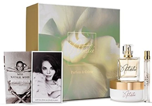 Natalie Wood Perfume Gift Set Eau De Parfum Body Cream & Purse Spray