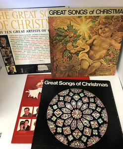 4 Albums The Great Songs Of Christmas Vinyl LP - Picture 1 of 5