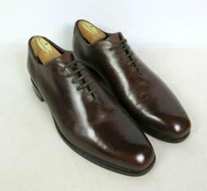 CHARLES TYRWHITT Wholecut Brogue Dark Brown 9.5 E / 8.5 G UK England Limited Ed - Picture 1 of 9