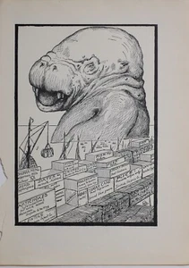 1913 PRINT RUDYARD KIPLING JUST SO ~ THE BUTTERFLY THAT STAMPED ANIMAL FROM SEA - Picture 1 of 1