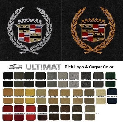 Lloyd Mats Ultimat Cadillac Eldorado Crest 1 Pc Front & Rear Mats (1971-1985) - Image 1 of 4