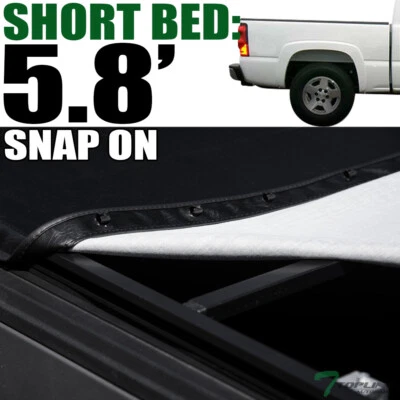 Topline For 2004-2007 Silverado/Sierra 5.8' Short Bed Hidden Snap Tonneau Cover - Image 1 of 4