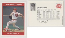 1990 Kahn's Cincinnati Reds Rob Dibble #49