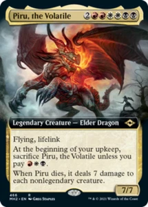 1x Piru, the Volatile ~ Extended Art NM-Mint, English Modern Horizons 2 MTG Magi - Picture 1 of 1
