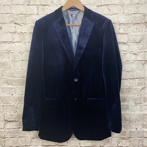 VINCI Men's Velvet 2-Button Reg Fit Dinner Jacket M Medium - Picture 1 of 10