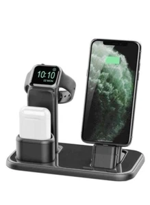 BEACOO 3-In-1 Charging Stand for IPhone IWatch ,Airpods 1/2 ,AirPods Pro  NEW - Picture 1 of 2