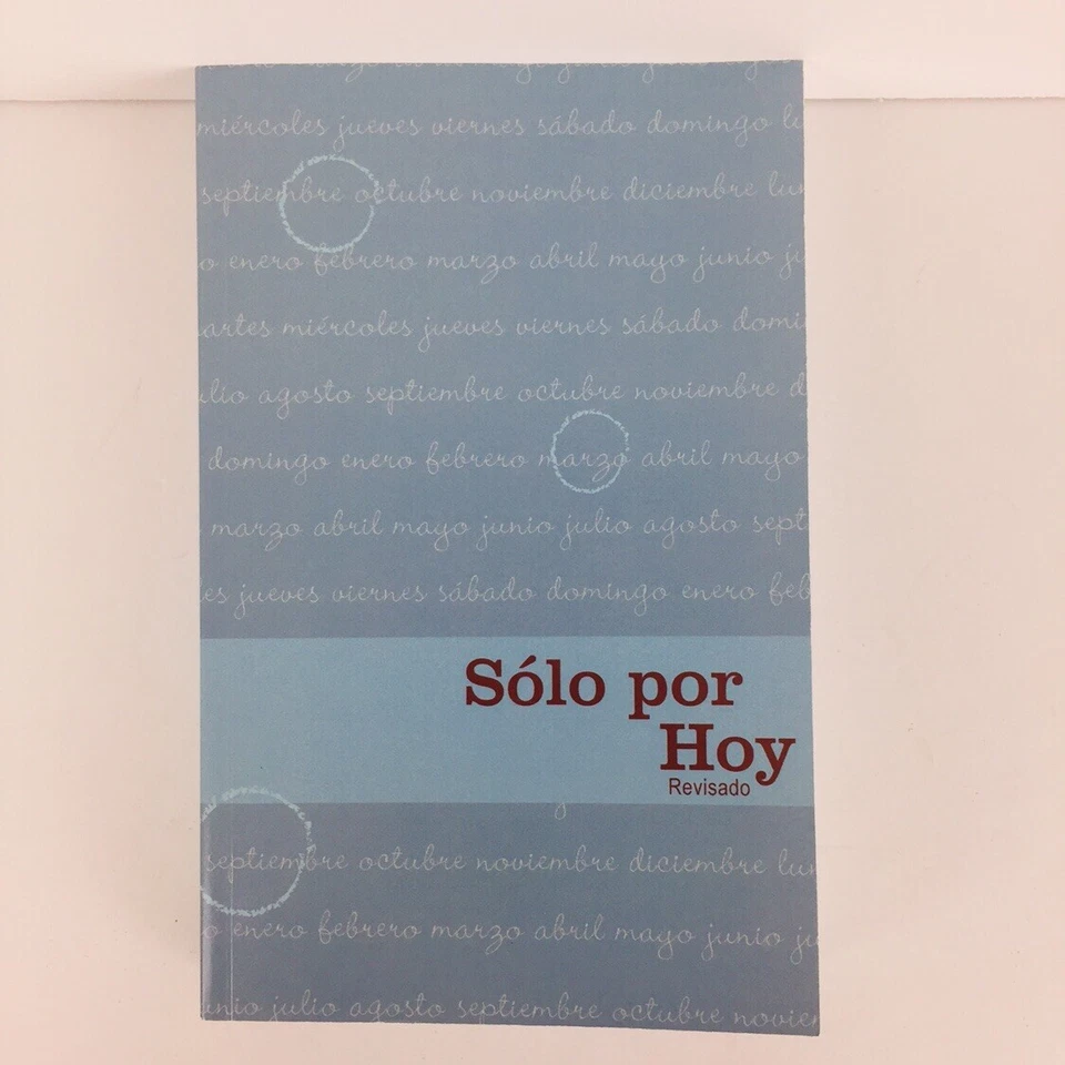 Solo Por Hoy Just for Today Revised Narcotics Anonymous Paperback Spanish NA - Image 1 of 4