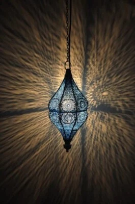 Lámparas colgantes turcas marroquíes, lámparas de linterna de techo lámparas de decoración del hogar Foto 1 de 4